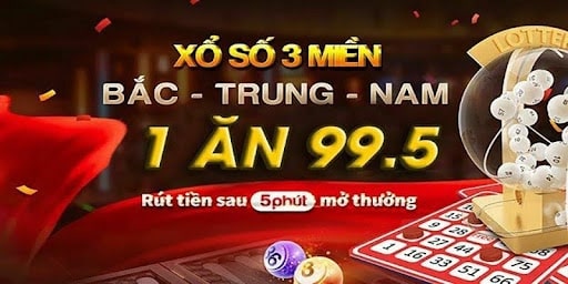 Xổ số 3 miền Bắc - Trung - Nam tại MU88